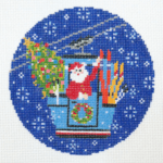 Wipstitch Needleworks - Blizzard Gondola Santa